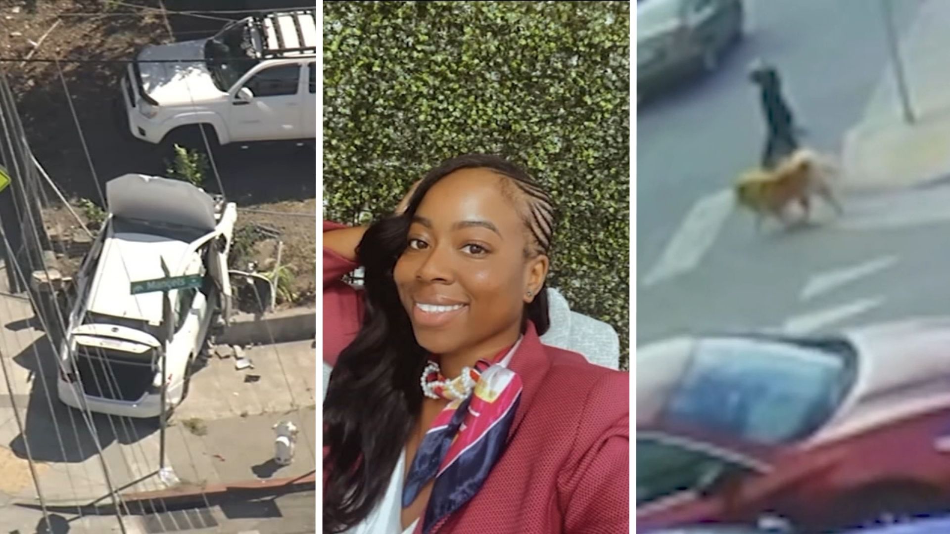 Oakland, California woman Kiara Bowling relearns to walk and speak after near-fatal crash involving kid drivers
       — WABC-TV Eyewitness News (ABC7 NY)
