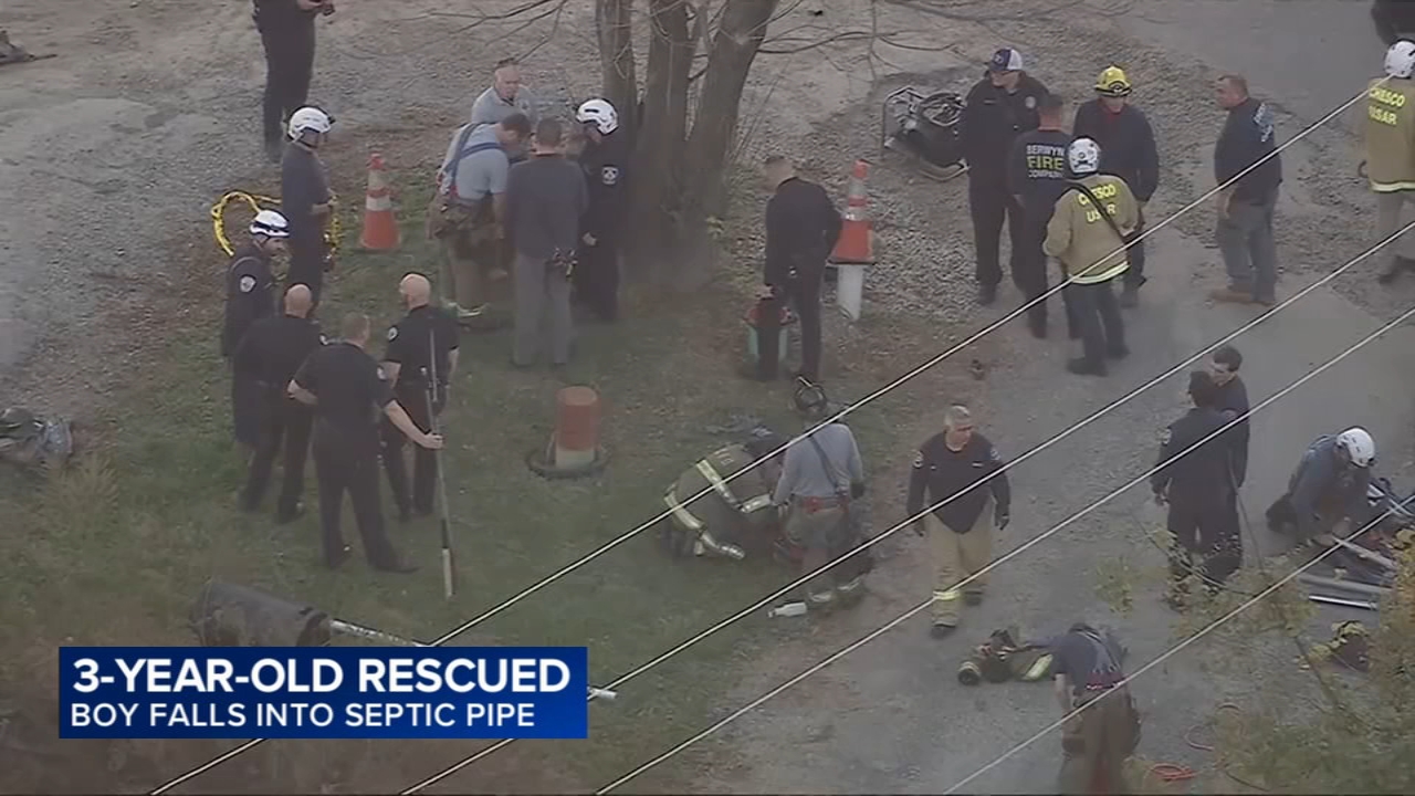 Young boy rescued after falling into septic pipe in West Goshen Township, Pennsylvania 

       — Manhasset Business news